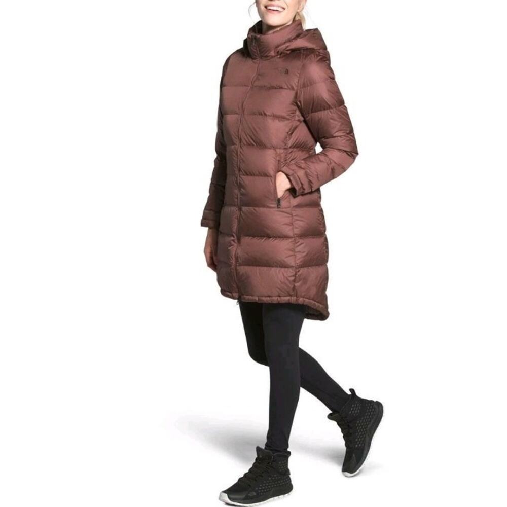 The North Face Wms Metropolis Parka III down coat Marron size 2x BNWT MSRP $299